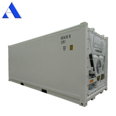 20ft Reefer Container Thermo King Refrigerated Cooler с внешними размерами 606 * 244 * 259 мм и вместимостью 32CBM