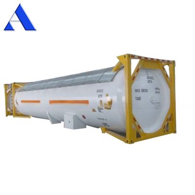 40ft ISO газовый резервуар контейнер 52.5 CBM UN T50 для сжатого сжиженного СПГ хлора аммиака высокой емкости ISO контейнер