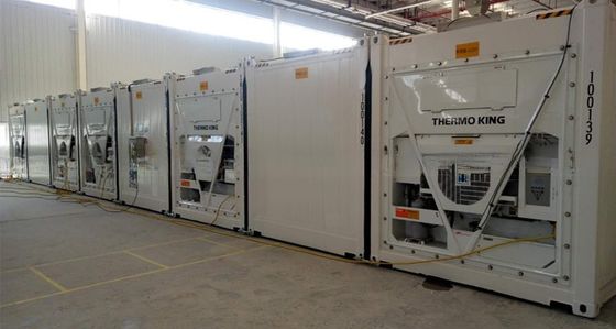 40ft Building Reefer Container 40HQ Cold Room Storage Certified CSC Steel и плоский пол