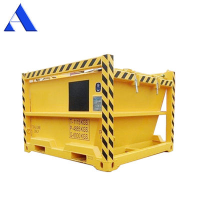 1115KGS Tare Mass Offshore Cutting Mud Skip BV Сертифицированный закрытый контейнер для бурения -20 C Дизайн DNV 2.7-1 Стандарт