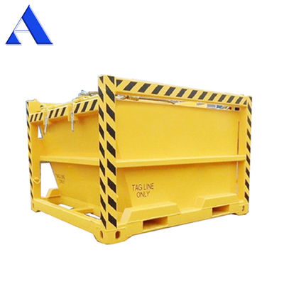 1115KGS Tare Mass Offshore Cutting Mud Skip BV Сертифицированный закрытый контейнер для бурения -20 C Дизайн DNV 2.7-1 Стандарт