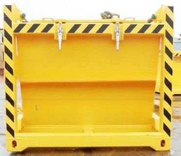 1115KGS Tare Mass Offshore Cutting Mud Skip BV Сертифицированный закрытый контейнер для бурения -20 C Дизайн DNV 2.7-1 Стандарт