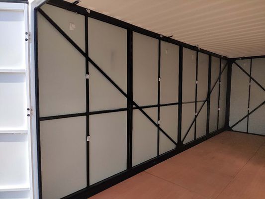 Оцинкованный 3m 4m 6m 20ft Flat Pack Mobile Storage портативный складной самосберегающий контейнер для эффективности пространства