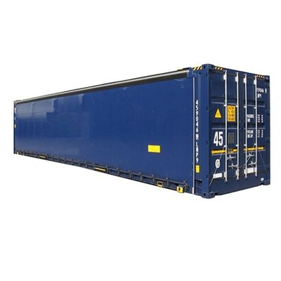 45ft высокий кубический PVC занавес боковые двери CSC сертифицированный сухой контейнер с внутренними размерами 13556 x 2420 x 2474 мм