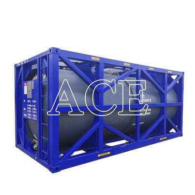16000L DNV 2.7-1 Стандартная 20ft рама UN T11 нержавеющая сталь Tote оффшорный резервуар контейнер для международной перевозки