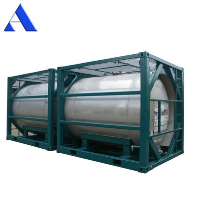 16000L DNV 2.7-1 Стандартная 20ft рама UN T11 нержавеющая сталь Tote оффшорный резервуар контейнер для международной перевозки