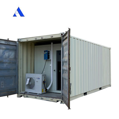 20ft Reefer контейнер холодное хранилище с алюминиевым T-Bar пол и R134a/R404A хладагента