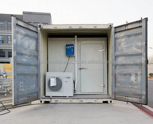 20ft Reefer контейнер холодное хранилище с алюминиевым T-Bar пол и R134a/R404A хладагента