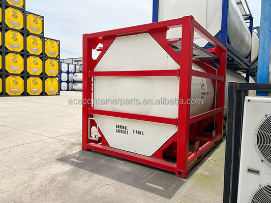 10ft DNV 2.7-1 Стандартный рамочный контейнер Сертифицированный оффшорный резервуар Внутренние габариты l x W x H мм 7,6 до 8,2 кбм