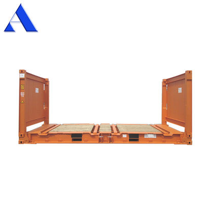 20ft 20ft 20 Flat Rack Flatrack Container Ocean Shipping Containers Tare Weight 2750KGS Пол 28 мм Фанера пол