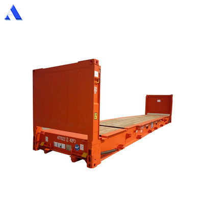 20ft 20ft 20 Flat Rack Flatrack Container Ocean Shipping Containers Tare Weight 2750KGS Пол 28 мм Фанера пол