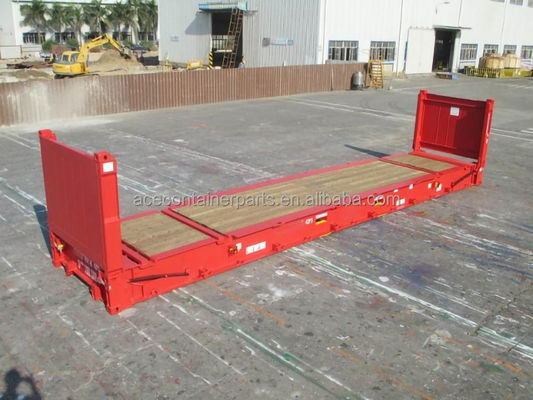 40ft 40' Steel Corten Steel Flat Rack Shipping Containers with Plywood Floor and Flatable End Flatrack Certified CSC. Контейнеры с фанеровым полом и складной концовкой
