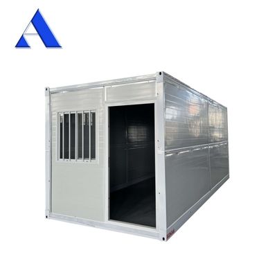 Быстрая установка складной складной 20ft 6m плоской стойки Хранилище контейнерный дом с сэндвич-панель