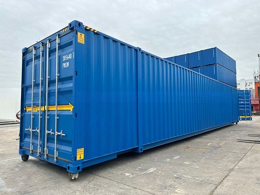 108 CBM Капацитет Двухконечная дверь 6 мм Стальной пол 2591 мм Широкий трейлер и железнодорожный путь 53 фута Длина 53 фута Контейнер для перевозки