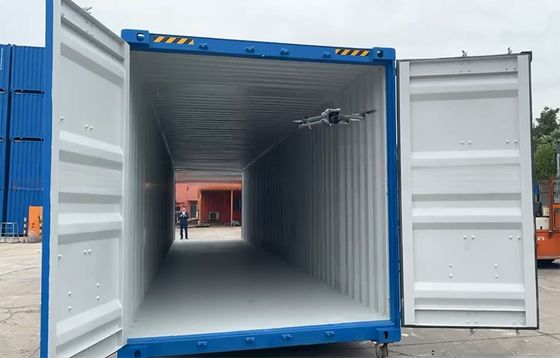 108 CBM Капацитет Двухконечная дверь 6 мм Стальной пол 2591 мм Широкий трейлер и железнодорожный путь 53 фута Длина 53 фута Контейнер для перевозки