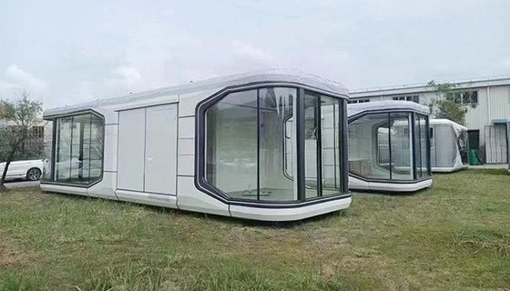 2024 Prefab Luxury Modular Modern Apple Cabin Space Capsule Container House Maison Capsule Spatiale для доски Mgo и пола из ПВХ