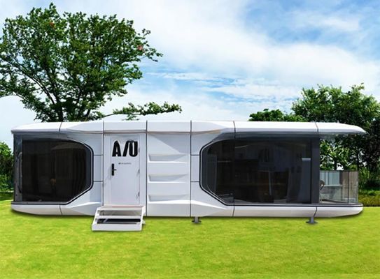 2024 Prefab Luxury Modular Modern Apple Cabin Space Capsule Container House Maison Capsule Spatiale для доски Mgo и пола из ПВХ