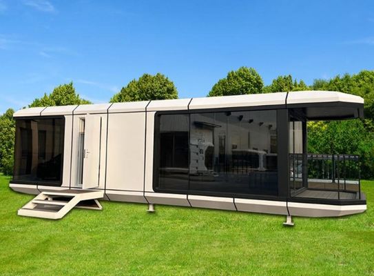 2024 Prefab Luxury Modular Modern Apple Cabin Space Capsule Container House Maison Capsule Spatiale для доски Mgo и пола из ПВХ