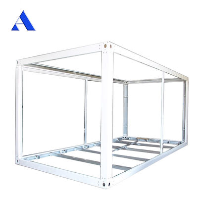 Кортен-А SPA-H Основная стальная конструкция 6x3x2.8 М 20 футов Оцинкованная легкая сталь Плоская упаковка Дом с предварительной отделкой Модульный дом Контейнерная рама