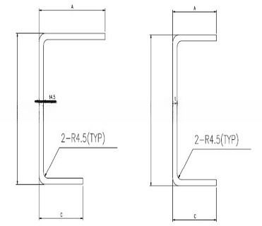 Контейнерные запчасти для контейнеров Нижняя опорная балки Кортенная сталь 4,0 мм 4,5 мм Контейнерный перекрестный член для контейнерных частей