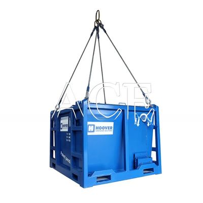 Подъемный глаз Тип плоский глаз DNV 2.7-1 Стандартный кабель из нержавеющей стали проволока канатная петля 4 или 5 ног для оффшорного контейнера Оранжевый