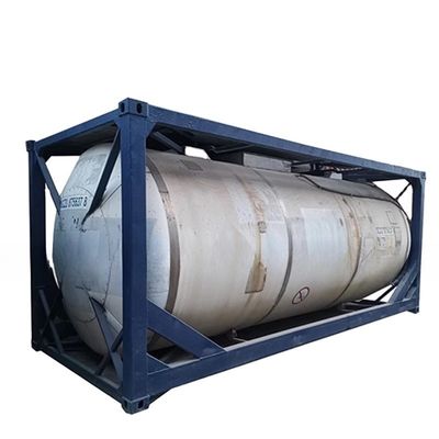 Сертифицированный CSC T11 ISO Танковый контейнер 21000L до 26000L для хранения химических веществ из стали и кортенной стали