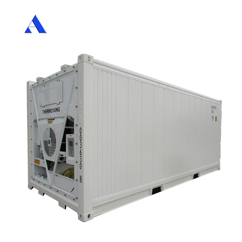 20ft Reefer Container Thermo King Refrigerated Cooler с внешними размерами 606 * 244 * 259 мм и вместимостью 32CBM