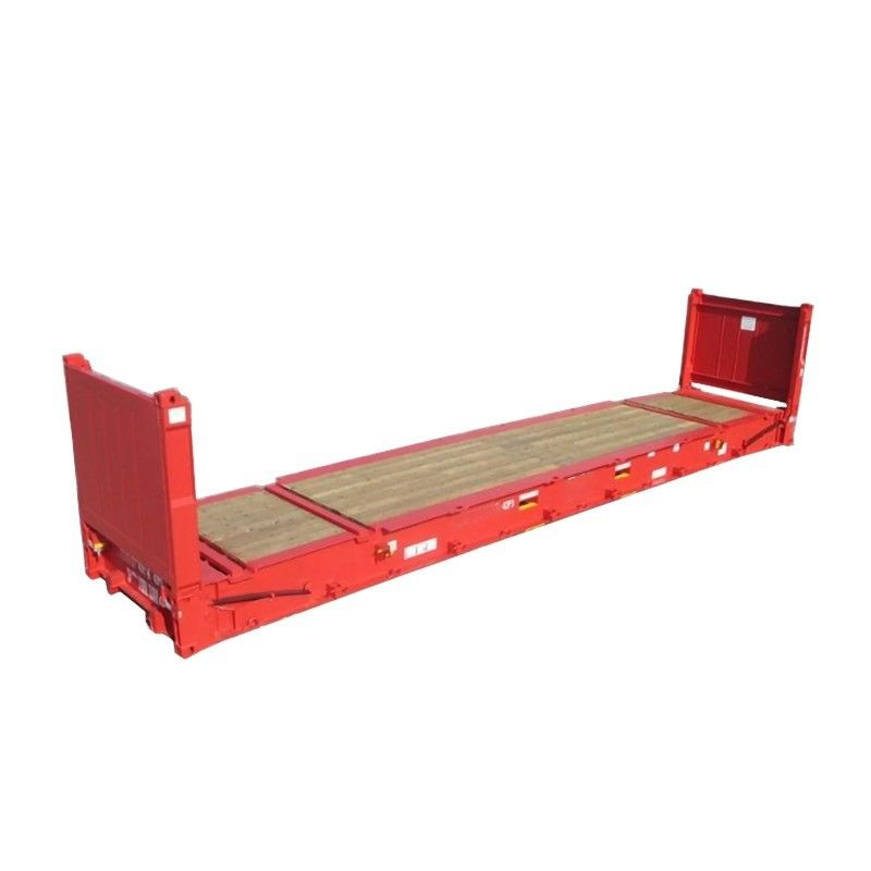 40ft 40' Steel Corten Steel Flat Rack Shipping Containers with Plywood Floor and Flatable End Flatrack Certified CSC. Контейнеры с фанеровым полом и складной концовкой