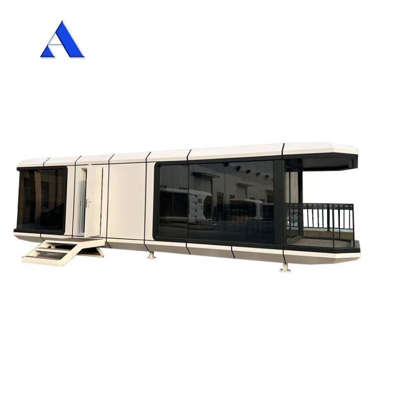 2024 Prefab Luxury Modular Modern Apple Cabin Space Capsule Container House Maison Capsule Spatiale для доски Mgo и пола из ПВХ