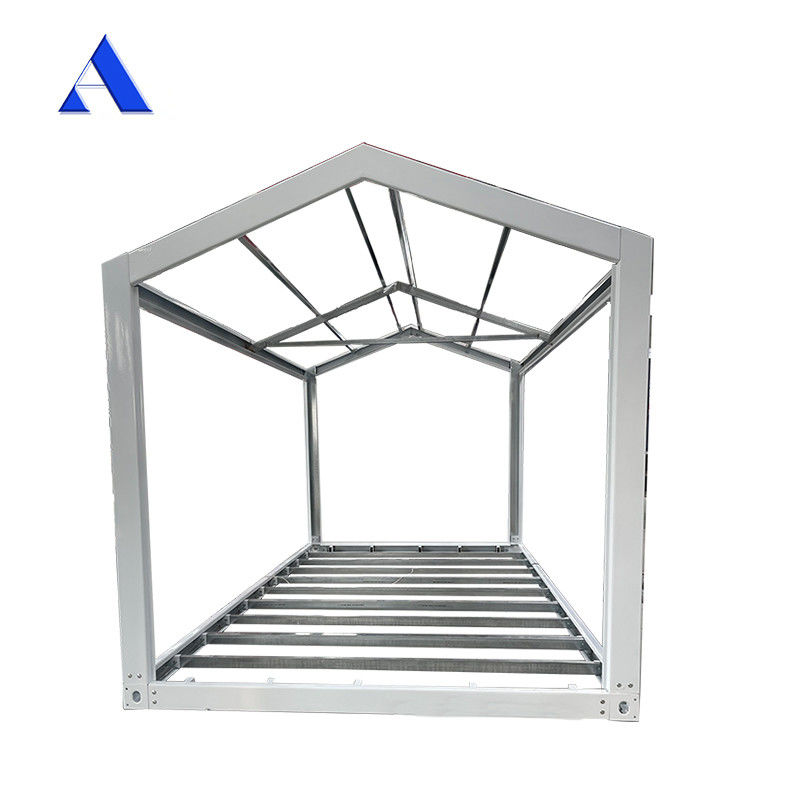 Промышленный дизайн Стальная рама для 6 x 3 x 2,8 м Flat Pack Гальванизированный легкий стальной префабрикованный контейнерный модуль
