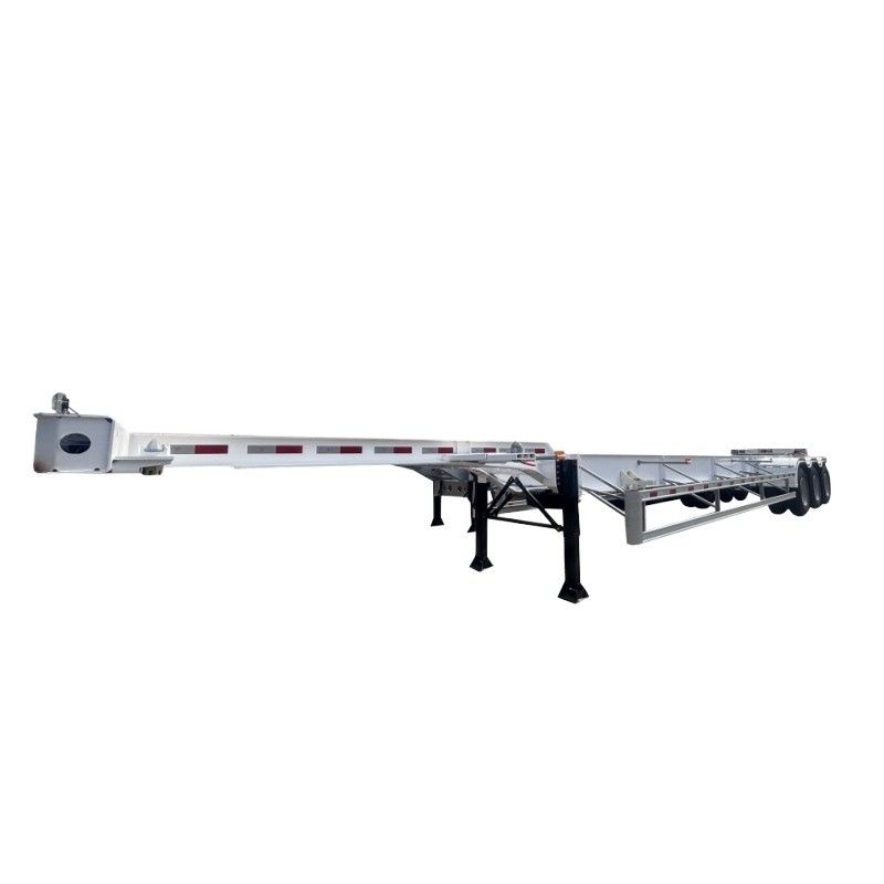 53ft Gooseneck Skeleton Truck Frame Semi Trailer Container Shipping Chassis с отличными характеристиками и прочной осью FUWA