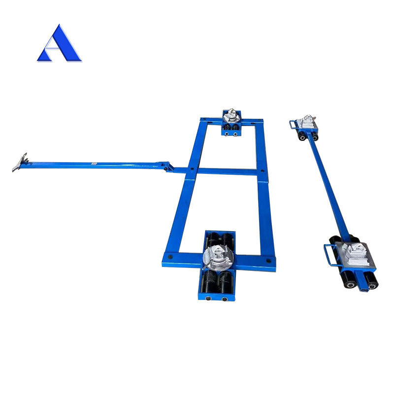 16Ton 32Ton Steel Roll Trolley Shipping Container Moving Dolly с трехколесной конструкцией и настраиваемой поддержкой OEM